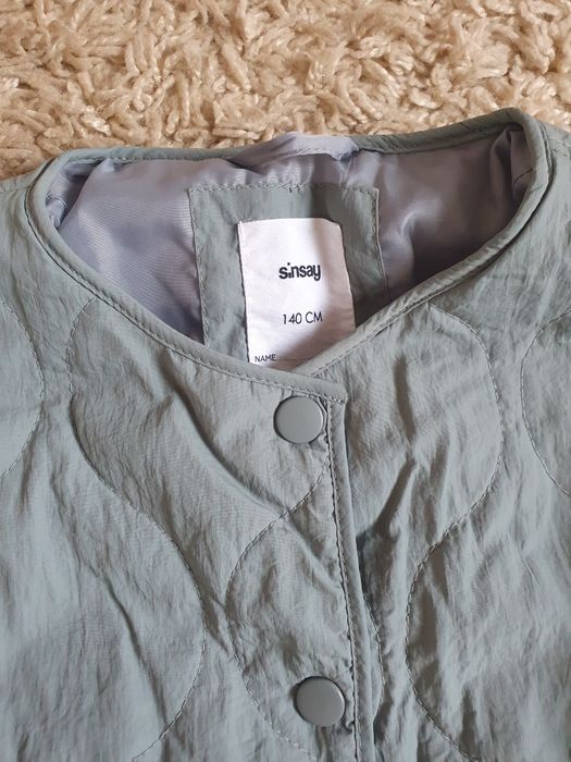 Куртка Zara 140 джинсовая для девочки джинсы 9 - 10 лет бомбер