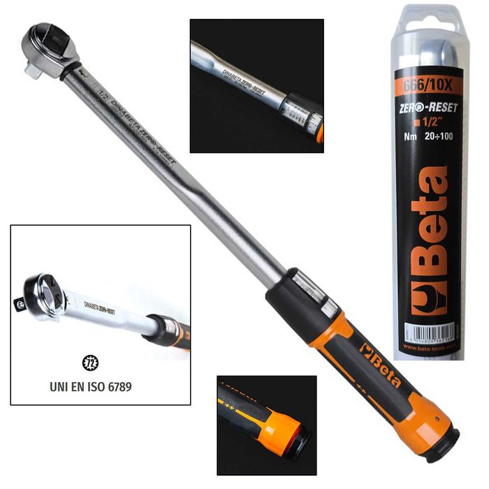 Klucz Dynamometryczny Klikowy 1/2" 20-100 Nm BETA