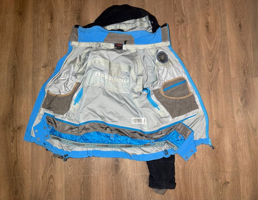 Чорна лижна куртка Mammut European Ski+ Snowsport, Gore-Tex soft shell
