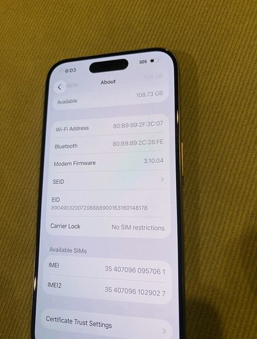 iPhone 15 Pro 128 GB