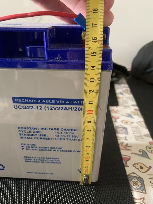 Bateria ultracell bateria recarregavel 12v 22ah 20h
