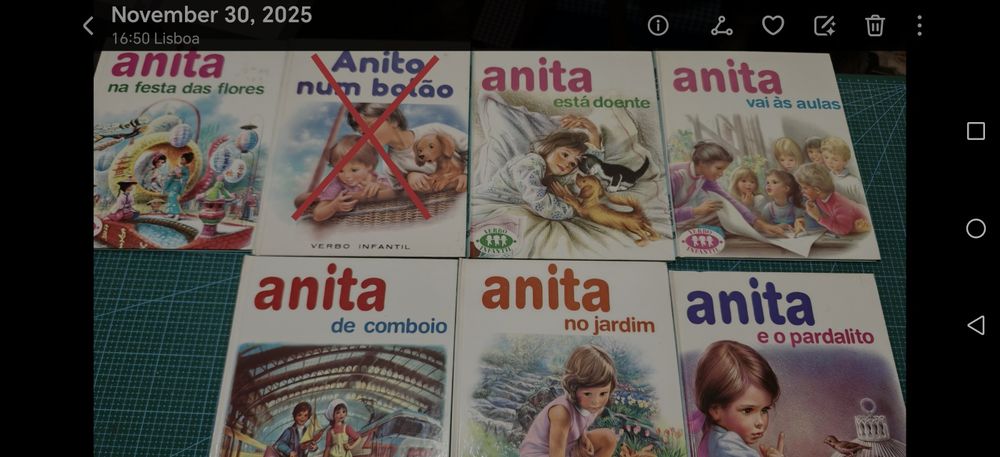 18 livros Anita / Martine