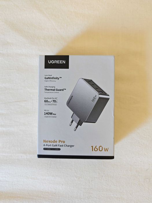 Carregador UGREEN Nexode Pro 160W 4-Portas GaN