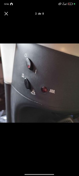 Máquina de café com manipulo