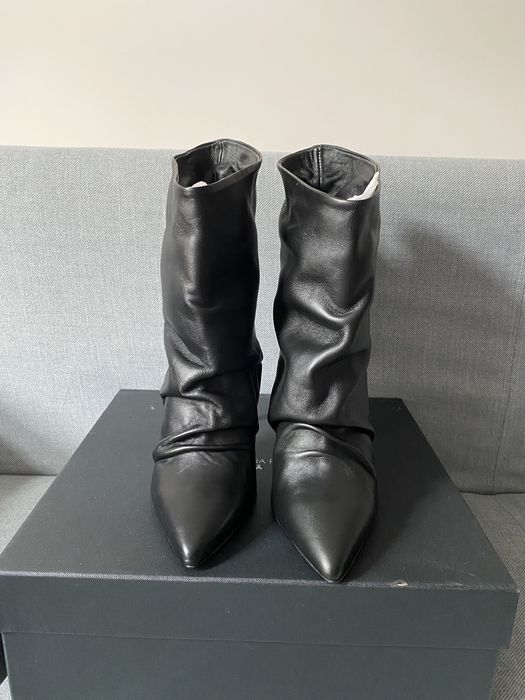 Patrizia Pepe Botki skórzane r.37