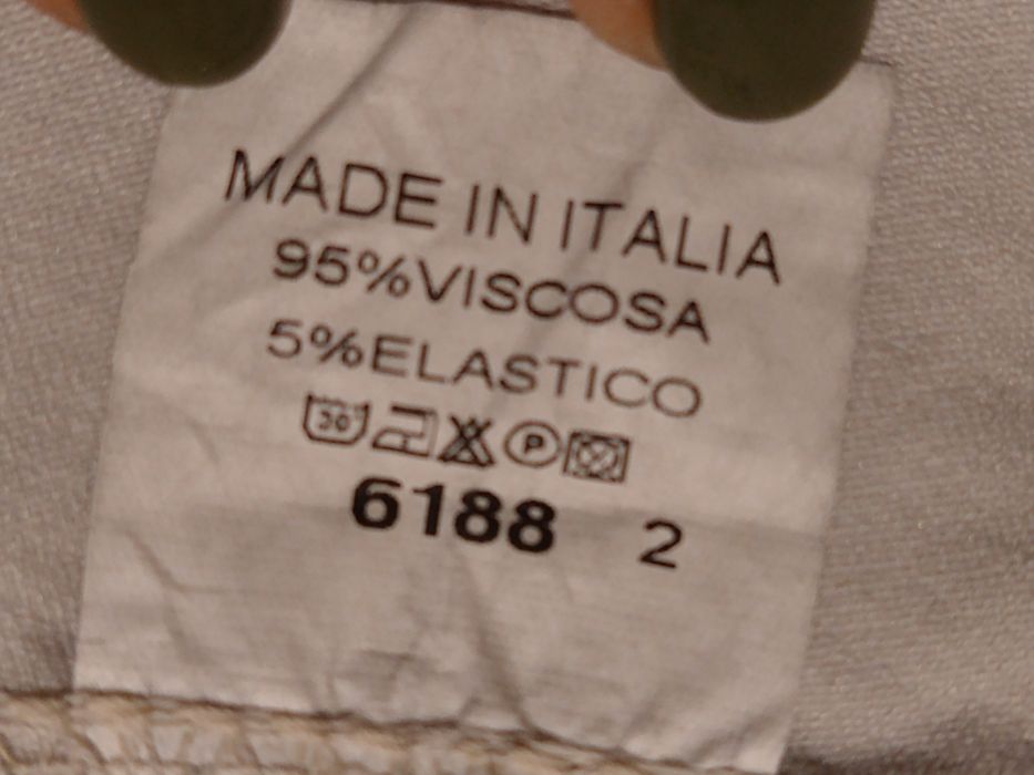 Spodnie damskie na gumce, włoskie (g)