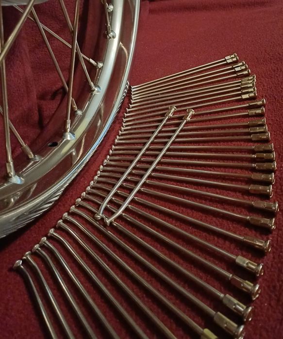 Szprychy nierdzewne 144szt Jawa CZ Ts 350 175