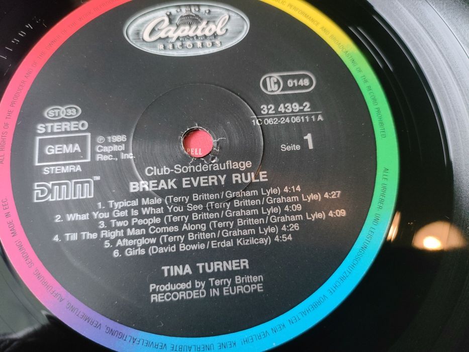 Tina Turner - Break Every Rule Winyl