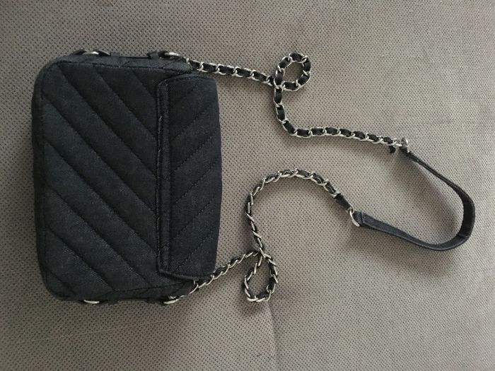 Piękna oryginalna jeansowa torebka