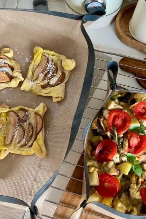 Силіконові килимки для випікання 2 шт. 30×40,40×60 багатораз. Застібки