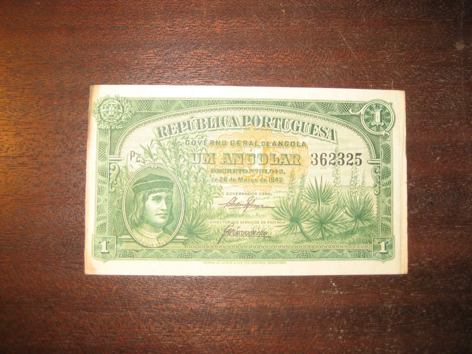 Nota "UM ANGOLAR" 1942