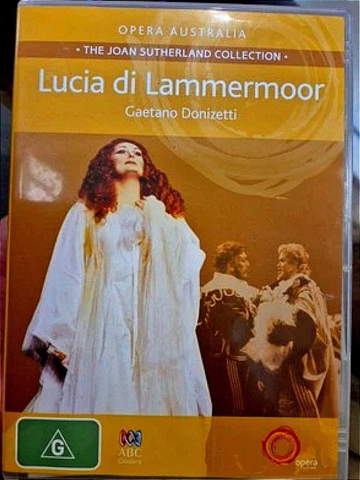 Opera DVD Joan Sutherlland / Lúcia Lamermour