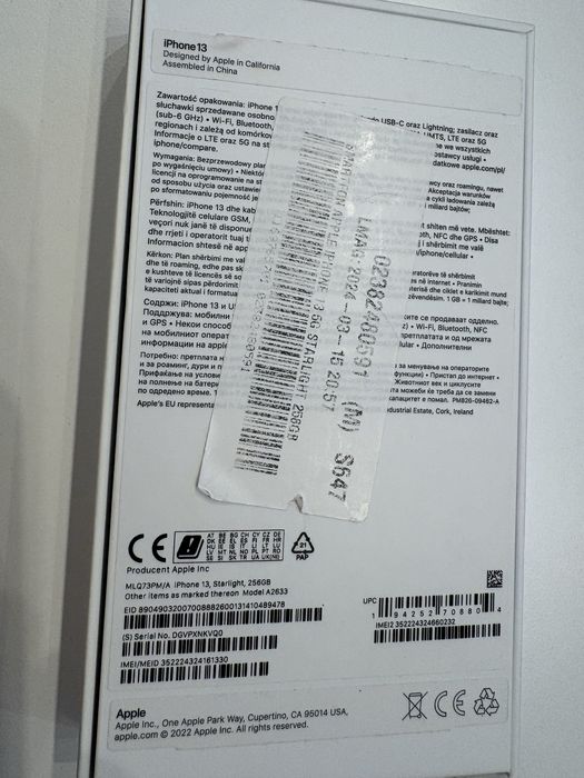 iPhone 13, 256GB