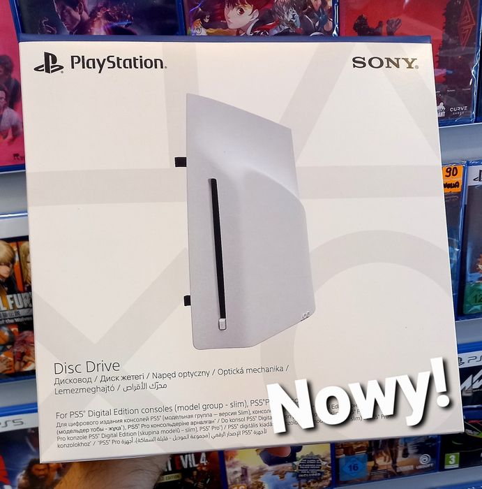Napęd do konsoli PS5 Playstation Slim/Pro *Fabrycznie nowy! Sklep Chorzów