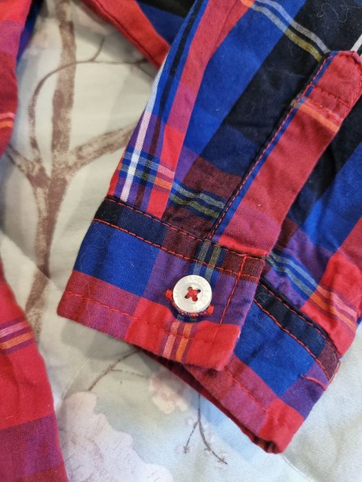 Дитяча сорочка в клітинку LEVIS 4-5 років 110 см детская рубашка