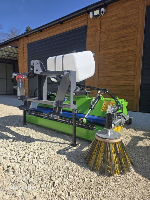 Zamiatarka szczotka 40/60cm siłownik wózek widłowy/traktorki/tuz/euro