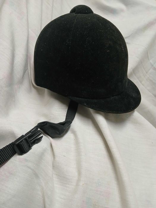 Botas e capacete Toque para equitação