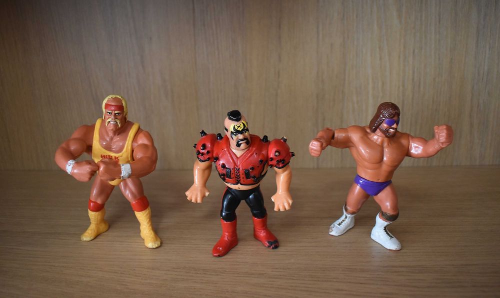 Lote de 3 Figuras Hasbro de Wrestling