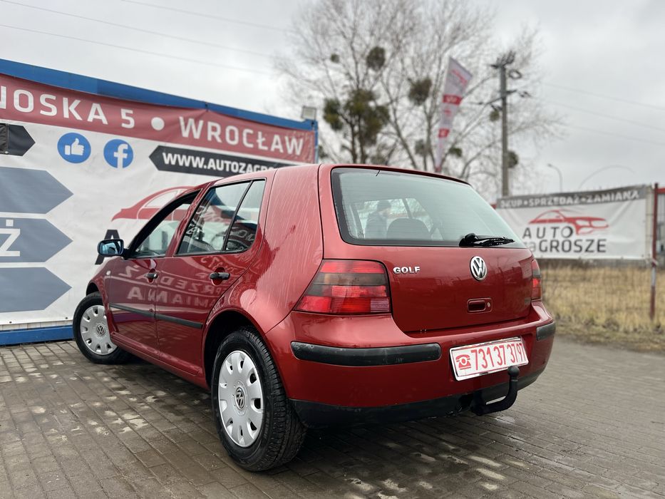 Volkswagen Golf 4 1.6 Benzyna//DL. Opłaty//HAK//5 drzwi//Zamiana