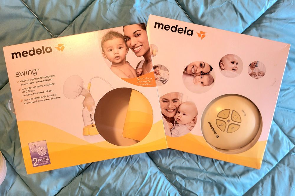 Bomba extração leite materno Medela Swing + duas ofertas