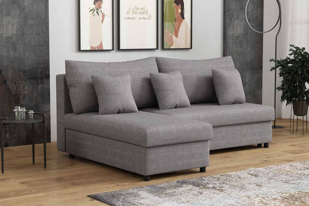 Narożnik z materacem Wypoczynek Sofa Darmowa Dostawa Poduszki gratis