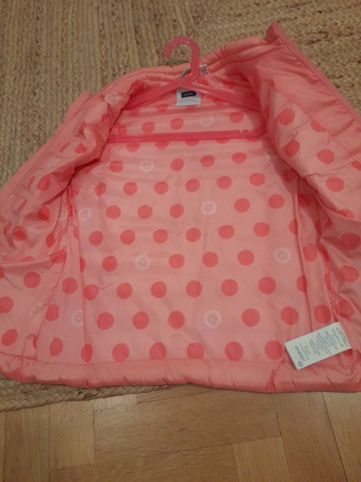 Bezrękawnik,kamizelka nowa Okaidi 152 śliczny róż