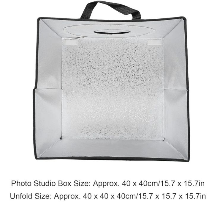 Tenda de iluminação suave para fotografia com 144 LEDs, estúdio