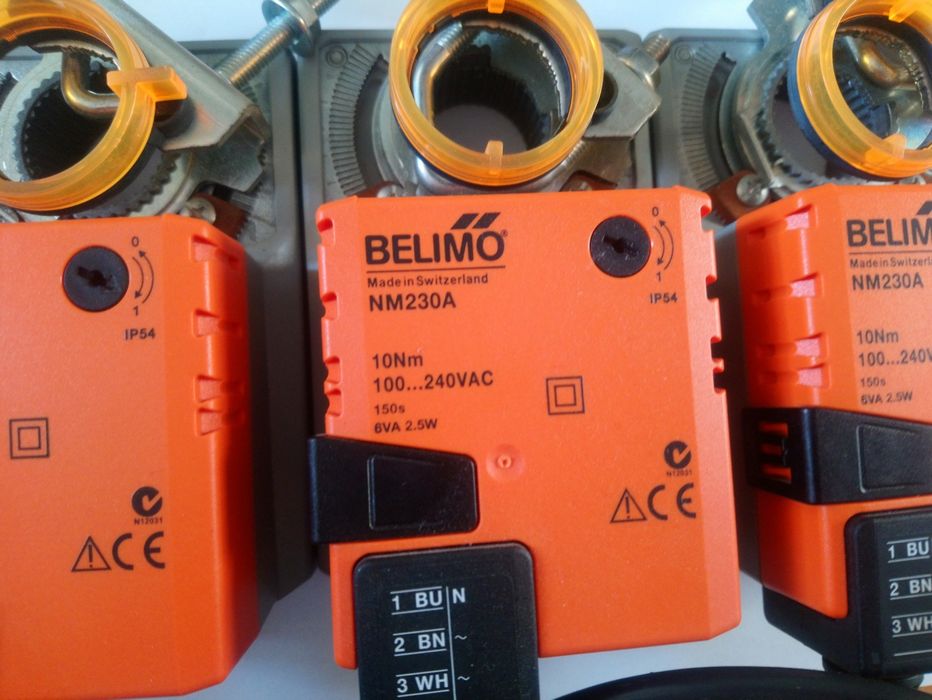 Електропривод Belimo NM230A (10Nm, 230V) для вентиляції — 3 шт.