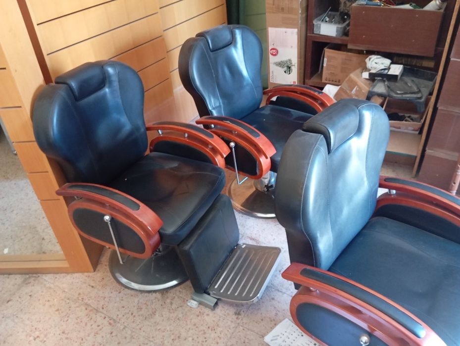 Cadeira de salão e barbearia