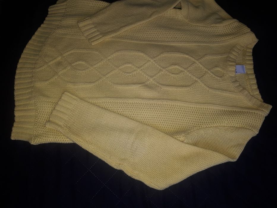Sweter sweterek Vila r.S cytrynowy