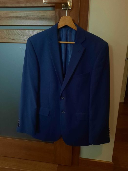 Marynarka męska ciemno niebieska.