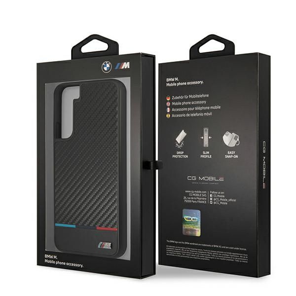 Etui hardcase BMW BMHCS22MPUCARTCBK S22+ S906  black/czarny M Collect