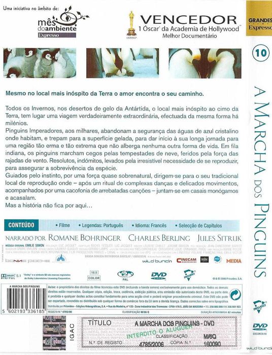 A Marcha dos Pinguins - - - Documentário - - - - - DVD