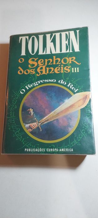 O Senhor dos Anéis III, O Regresso do Rei - Tolkien (1ª edição)
