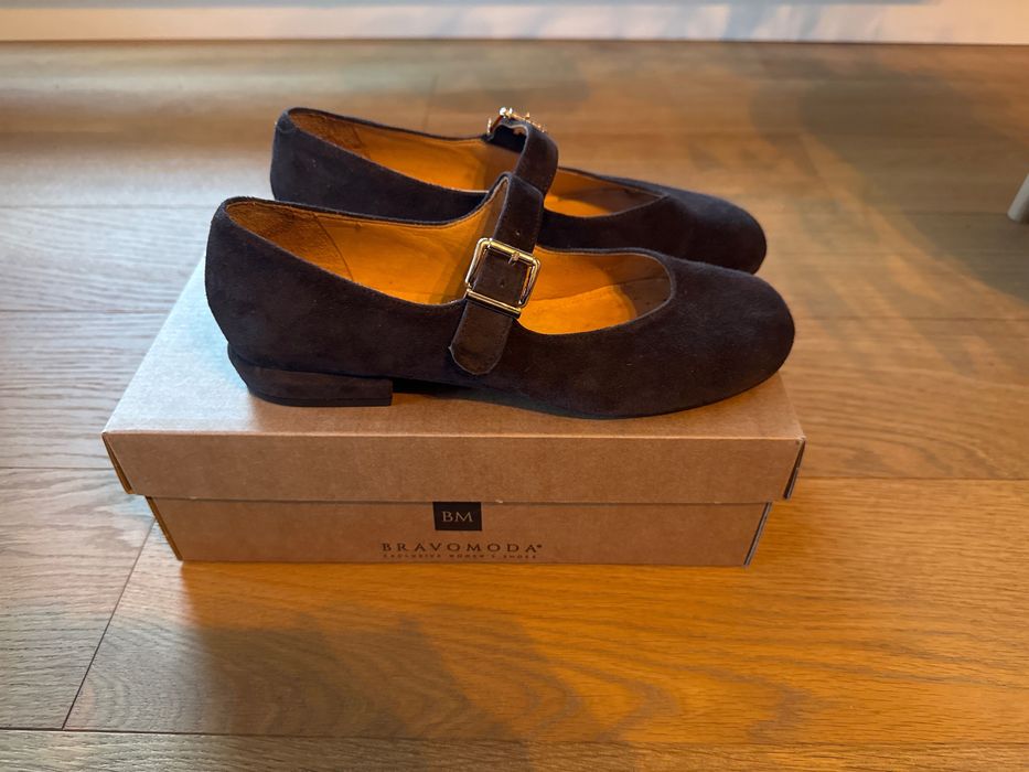 Baleriny Bracomoda w stylu barefoot
