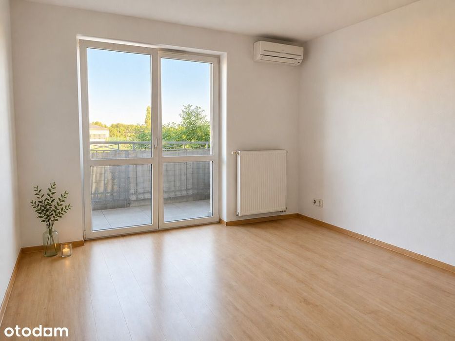 .2 pokoje Balkon Klimatyzacja Zamknięte osiedle  T