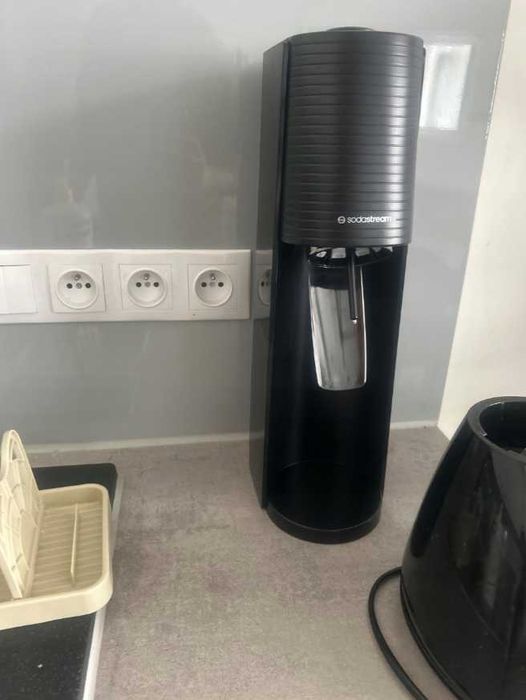 Saturator SodaStream Terra Czarny+ Nabój CO2 + 2x Butelka Fuse 1L NOWY