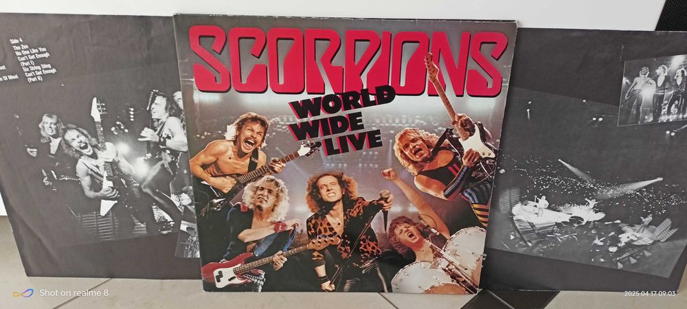 欧2LP Scorpions World Wide Live 538881301 BMG /00520 The Scorpions, Scorpions - World Wide Live - 180-Gram Orange