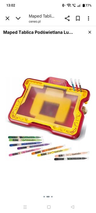 Maped Tablica Podświetlana Lumi Board Harry Potter