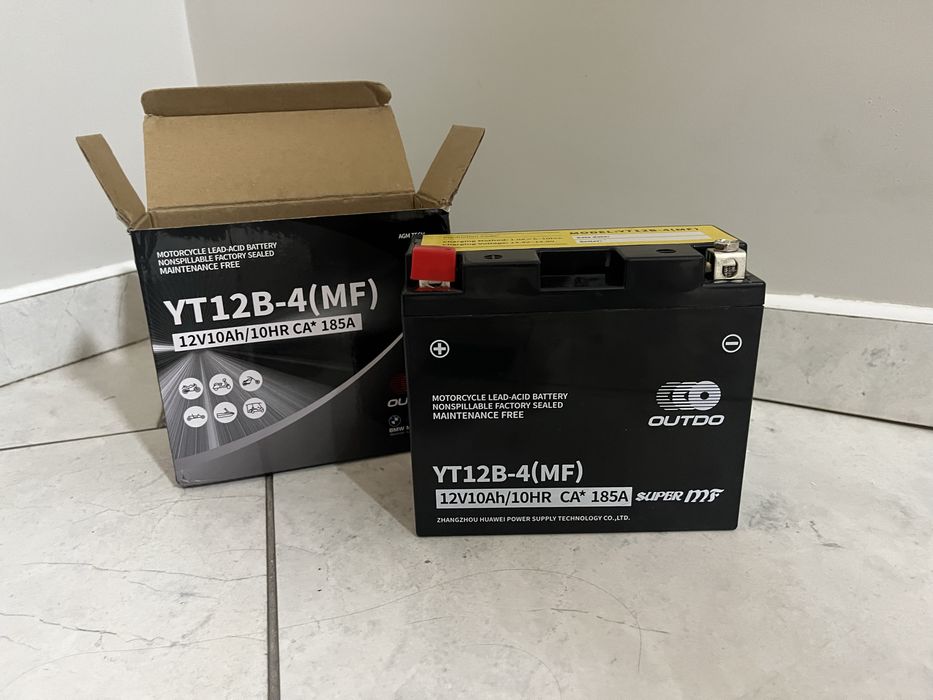 Акумулятор YT12B-4 10ah СА 185А OUTDO