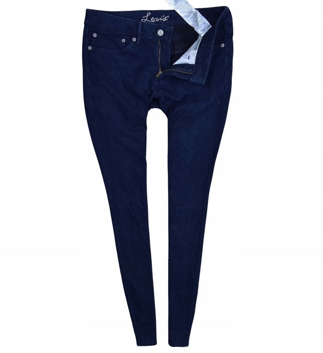 Levis Jeansy Damskie Granatowe Slim Denim / 30