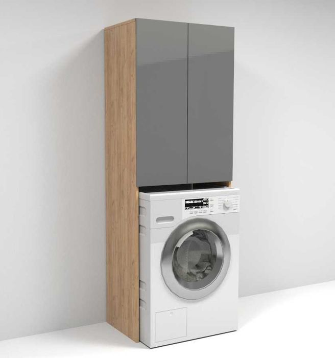 Szafka nad pralkę korpus dąb craft  kolor frontu do wyboru .