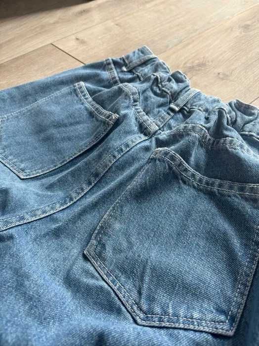 Spodnie jeansowe cargo Bershka rozmiar 38