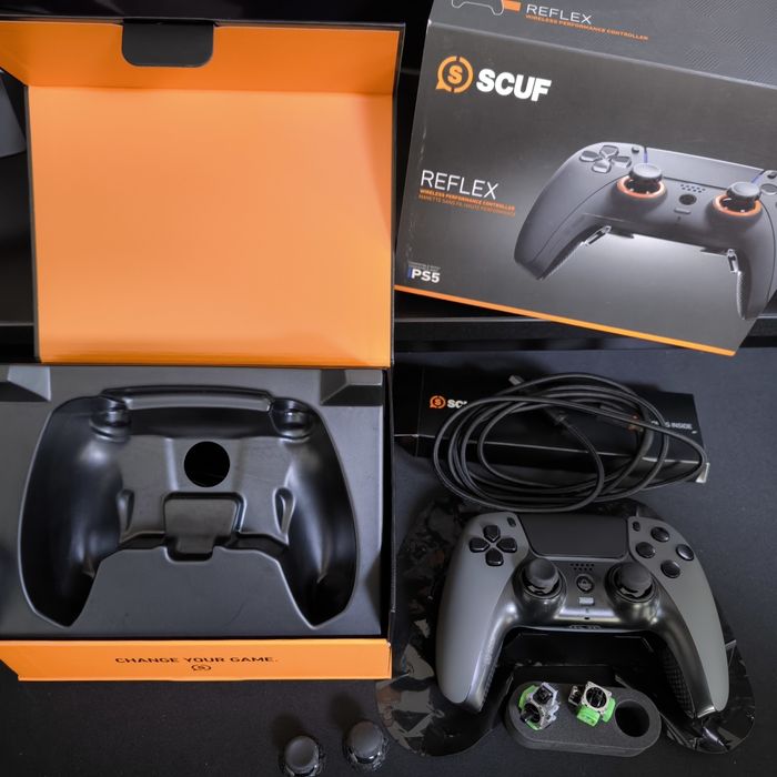 Scuf Reflex com joysticks TMR favor Union - PS5