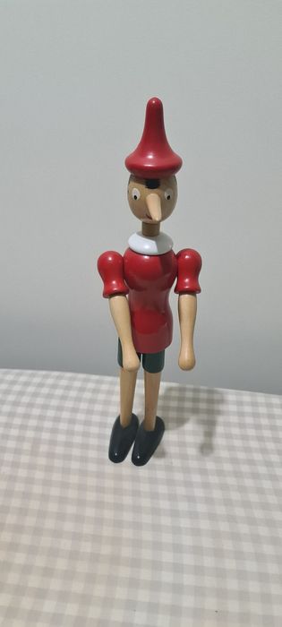 Pinóquio de Madeira Articulado de Itália (31 cm)