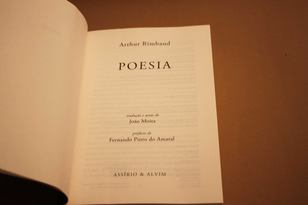 Poesia de Jean-Arthur Rimbaud