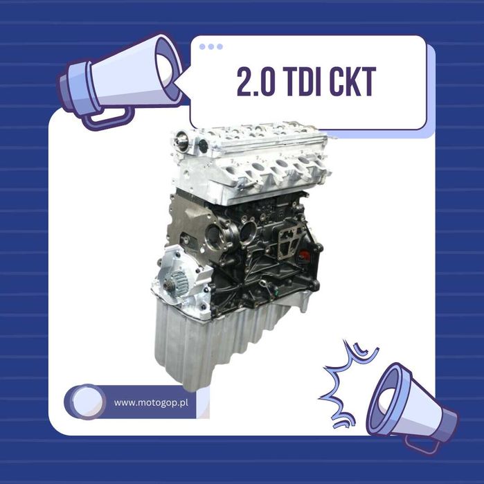 Silnik VW Crafter 2.0 TDI CKT  Gwarancja | Montaż | Laweta | Zawiercie