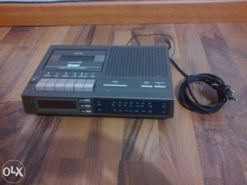 Aparelho Radio,Cassetes,Relogio+Despertador