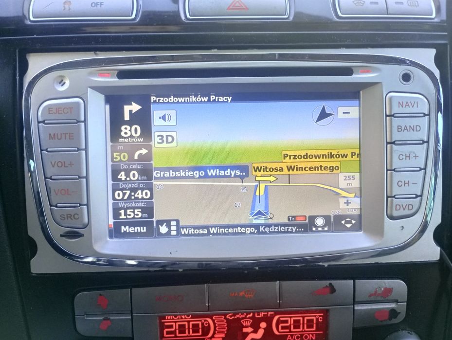 Radio samochodowe z GPS , kamera cofania,.