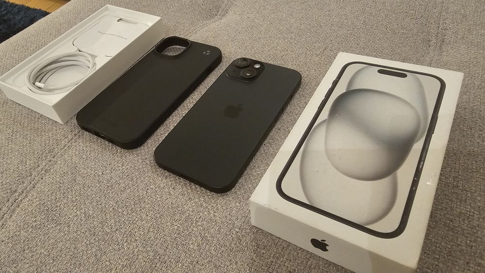 iPhone 15 Plus e 15 256GB, 128GB. Troca/retoma. Fatura, garantia, capa